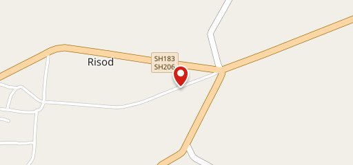 Ashwini Lodge, Risod on map