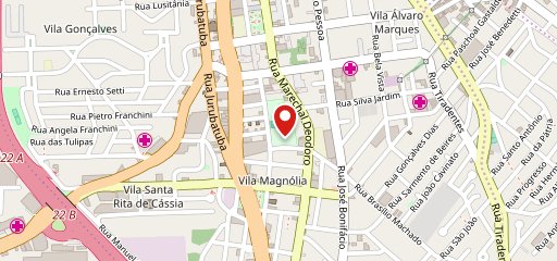 Associação dos Funcionários Públicos de São Bernardo do Campo no mapa