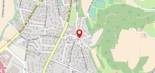 Auberge communale du Mont-sur-Lausanne sulla mappa