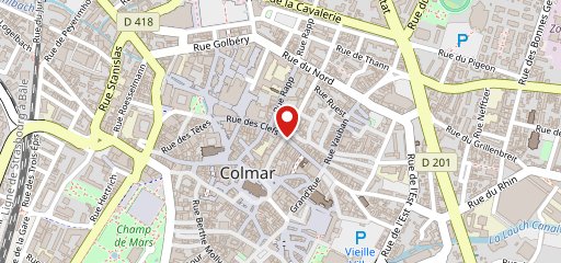 Aux clefs de Colmar sur la carte