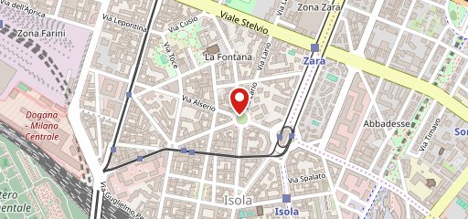 Avocado Milano sulla mappa