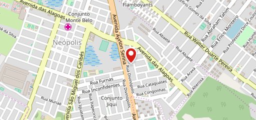 Axé Bar e Restaurante no mapa