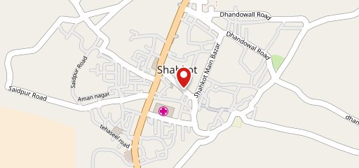 Babbu fast food on map