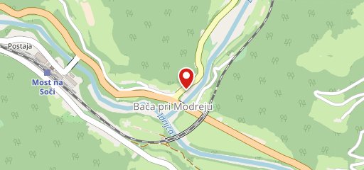 Bača Bar sulla mappa