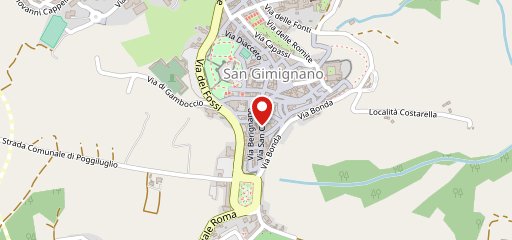 Baccanino Delizie Toscane sulla mappa