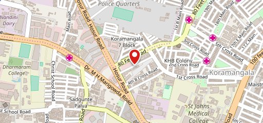 Badmaash Koramangala on map