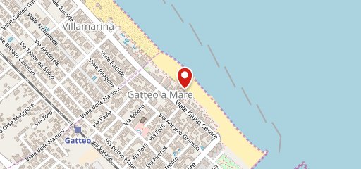 Bagno Luciano 23 CAFE' del MAR Gatteo a Mare sulla mappa