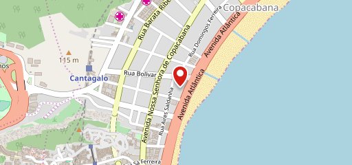 Baixo Copa Pub no mapa