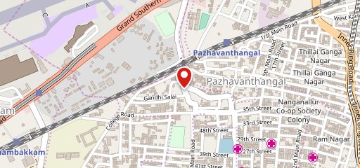 Bakery garden on map