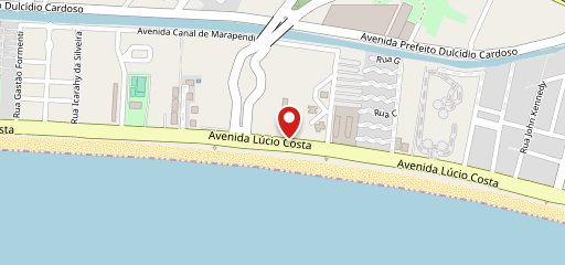 Baladinha Praia da Barra no mapa