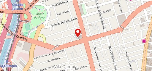 Baleia rooftop no mapa