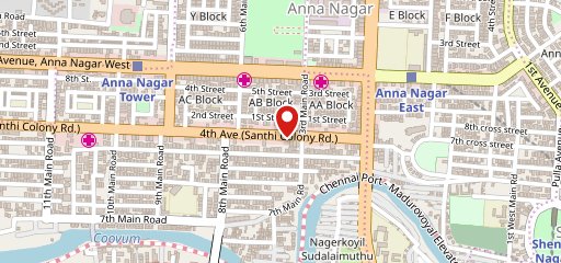 Bamboo Kitchen-Anna Nagar on map