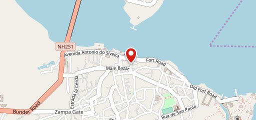 Bandar Chowk Food Court,Diu on map