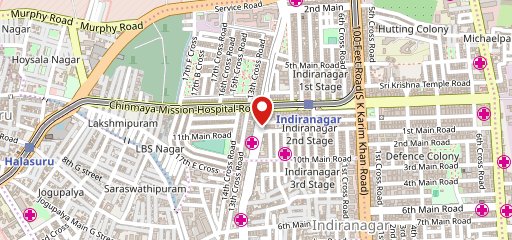 Bangalore Mandarin on map