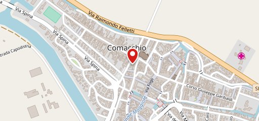 Al piccolo caffè sulla mappa