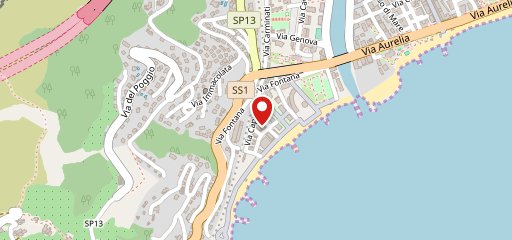 Beach Bar Andora sulla mappa