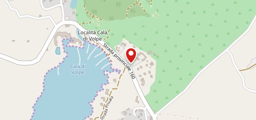 Baretto Cala di Volpe sulla mappa