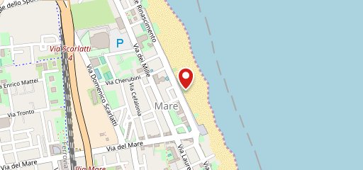 Caffè via del Mare sulla mappa