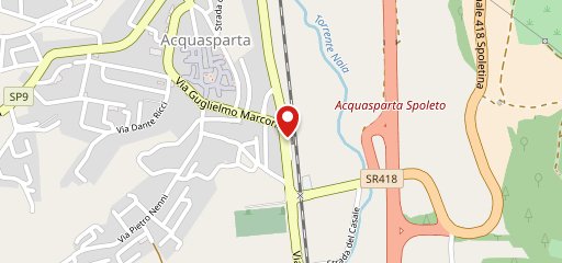 Bar Della Stazione Di Acquasparta Acquasparta sulla mappa