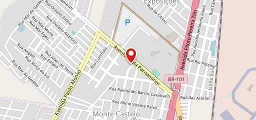 Bar do sítio no mapa