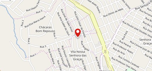 Pizzaria Vicente no mapa