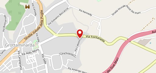 Bar freccia azzurra sulla mappa