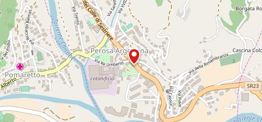 Bar italia sulla mappa