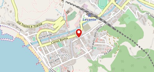 Bar Levanto sulla mappa