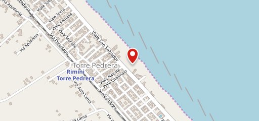 Bar mirage torre pedrera di rimini sulla mappa