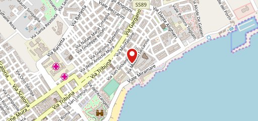 Bar Miramare Manfredonia sulla mappa