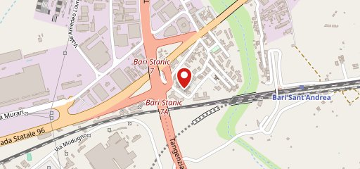 Pizzeria al villaggio sulla mappa