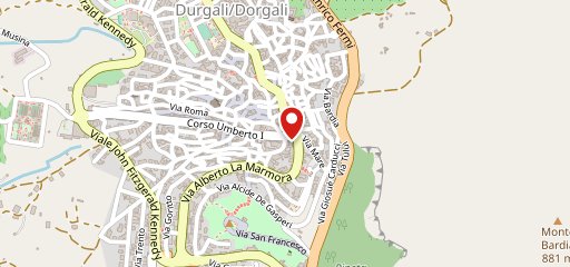 Bar Pizzeria Udulu sulla mappa