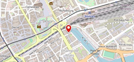 Le Lieu Unique Restaurant sur la carte