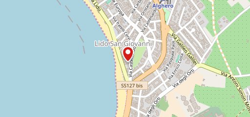 Ristorante Pizzeria Dietro il Carcere al Soleado sulla mappa