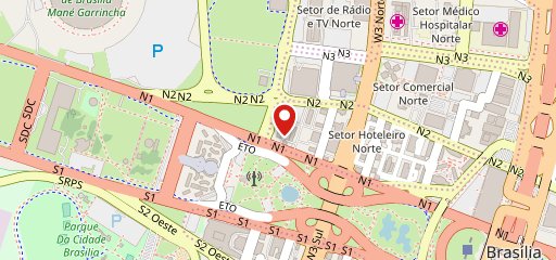 Restaurante do B Hotel Brasília no mapa