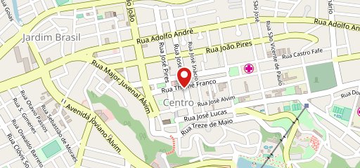 Royal Hamburgueria no mapa