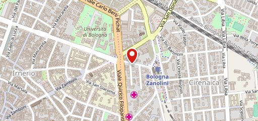 Kebabbaro via San Donato sulla mappa