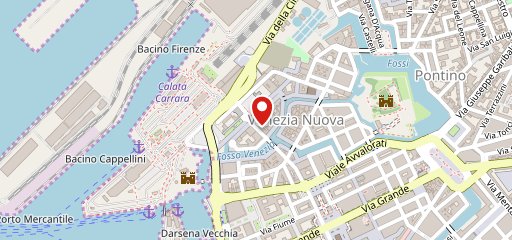 Bar Ristorante Tabacchi La Venezia Livorno sulla mappa