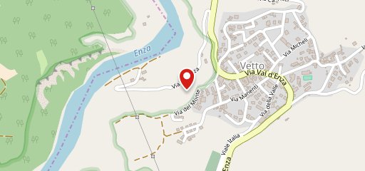 Bar Trattoria La Strada Vetto sulla mappa