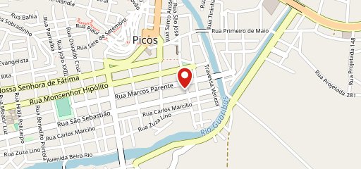 Barao das pizzas no mapa