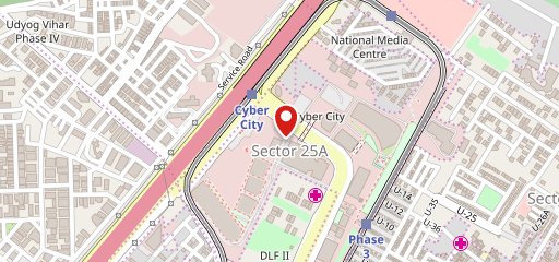 Barista coffee on map