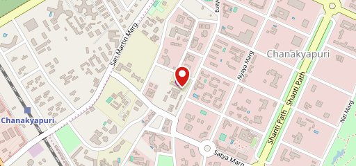 Barista coffee on map