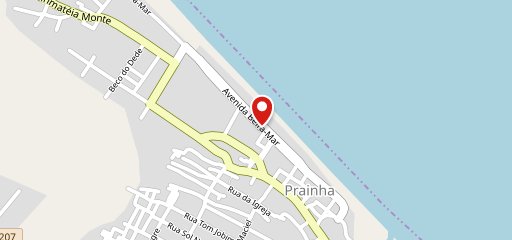 Barraca estrela do amanhã / barraca de praia/ prainha no mapa