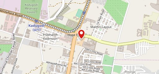 Srinidhi Signature Restaurant by Hotel Foxglove International on map