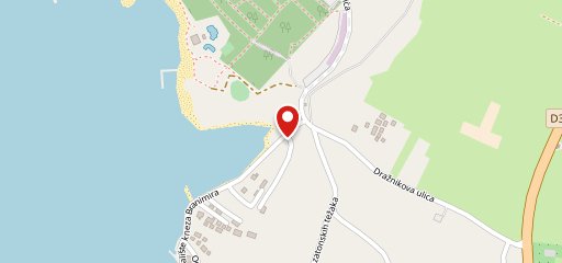 Beach bar Demos Jaz - Zaton sulla mappa