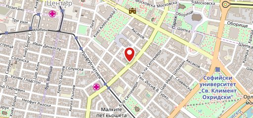 Beach Bar sur la carte