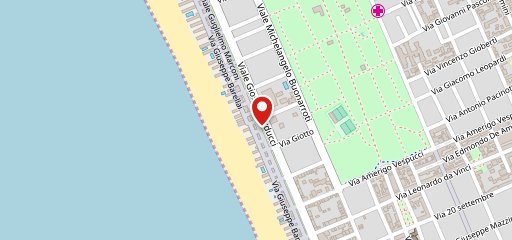 Bagno Ristorante Florida Viareggio sulla mappa