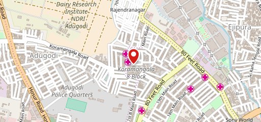 Behrouz Biryani Sony FC on map