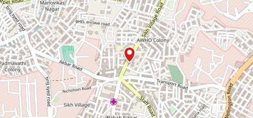 Behrouz Biryani Diamond Point Secunderabad on map