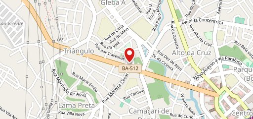 Beijú Da Vel no mapa